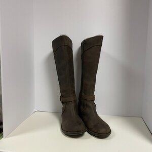 Brown Genuine Leather Merrell boots, size 8.5